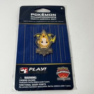 Pokémon Championships 2017 Staff Pin – Raichu – Exclusive Play! Pokémon – Sealed